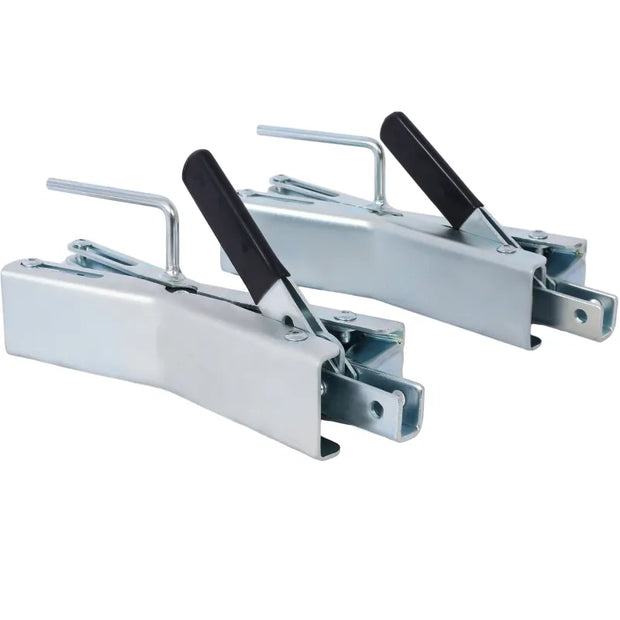 Quick Lock Wheel Chocks, Universal Quick Lock Tire Chocks For Dual Axle Vehicles
